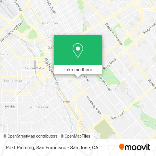 Pokt Piercing map