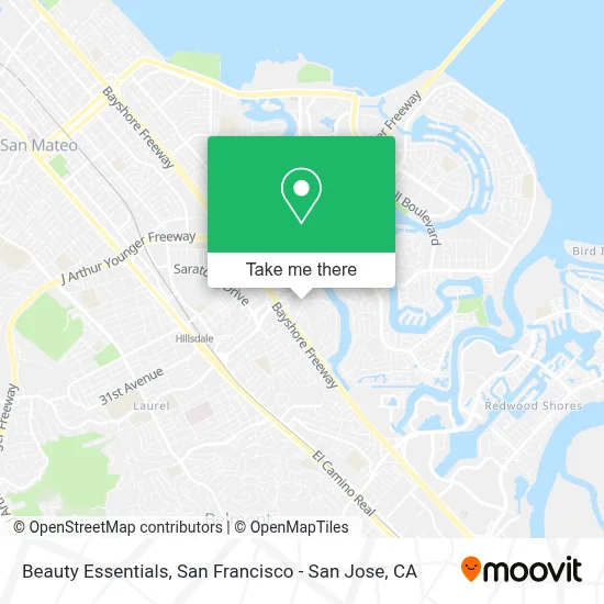 Beauty Essentials map