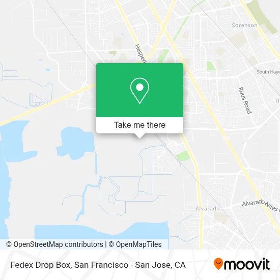 Fedex Drop Box map