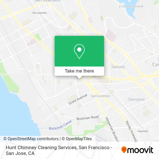 Hunt Chimney Cleaning Services map