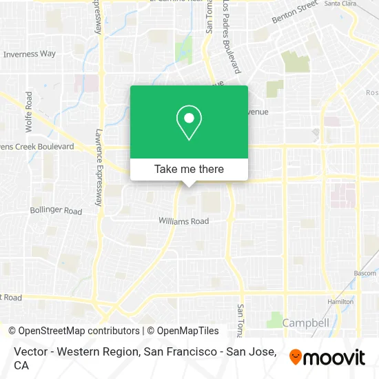 Vector - Western Region map