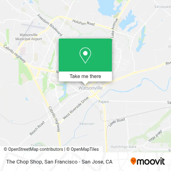 The Chop Shop map