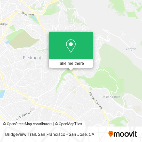 Bridgeview Trail map