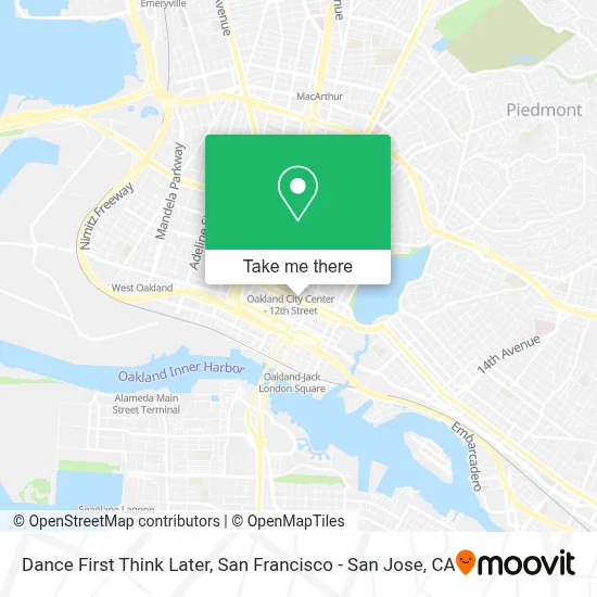 Dance First Think Later map