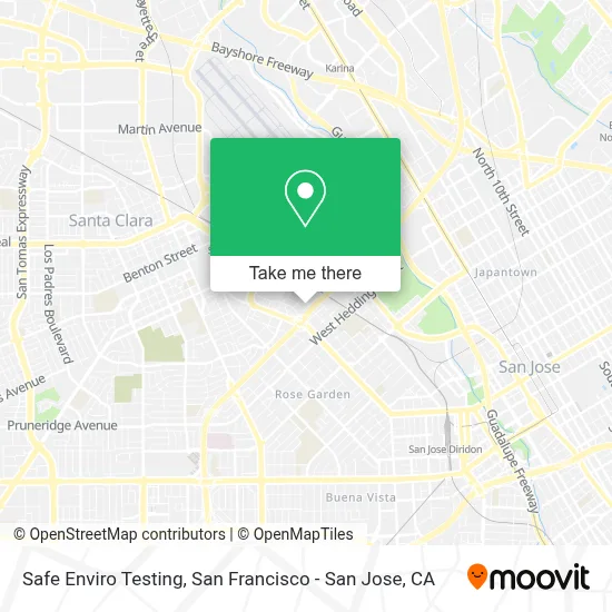 Safe Enviro Testing map