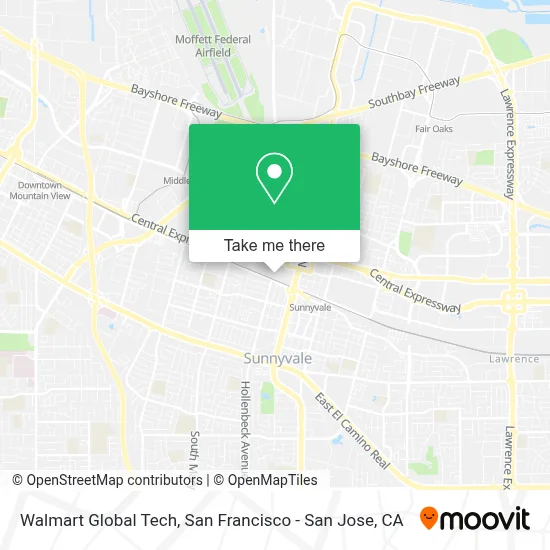 Walmart Global Tech map