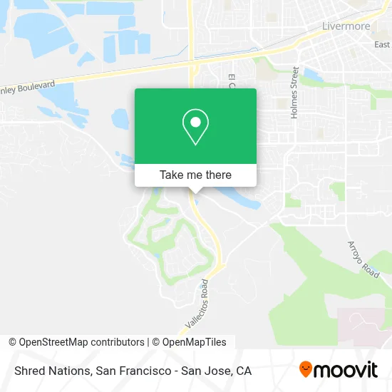 Shred Nations map