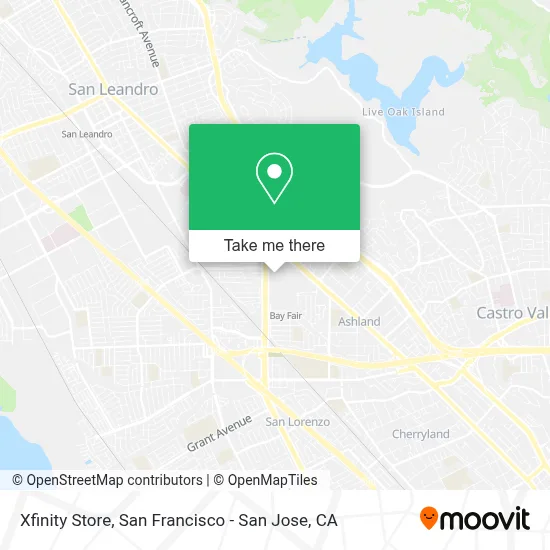Xfinity Store map