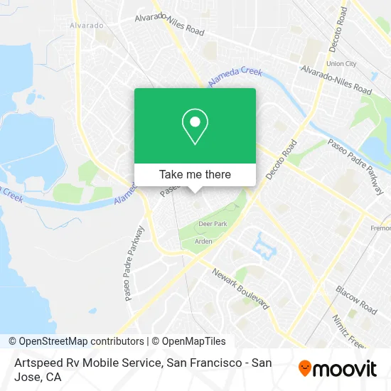 Artspeed Rv Mobile Service map