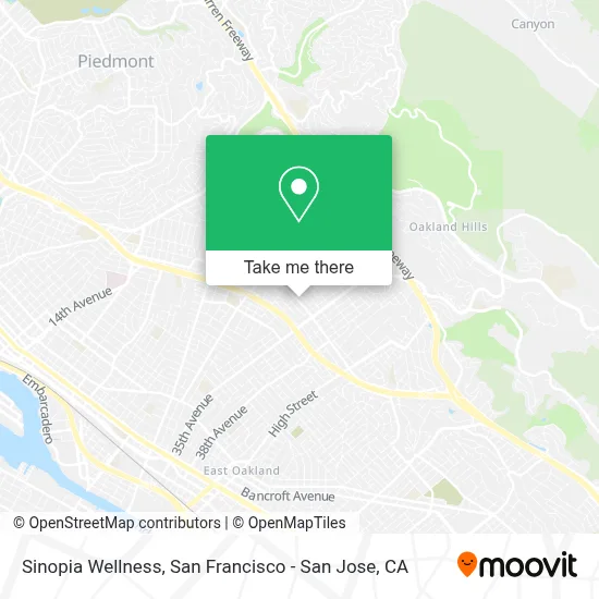 Sinopia Wellness map