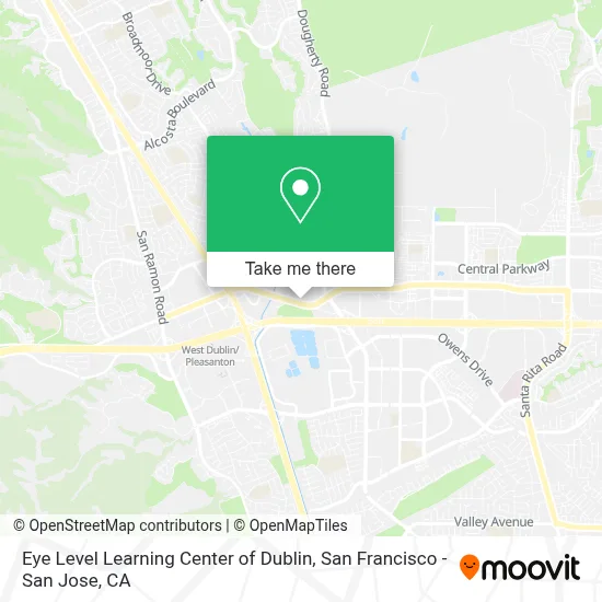 Eye Level Learning Center of Dublin map