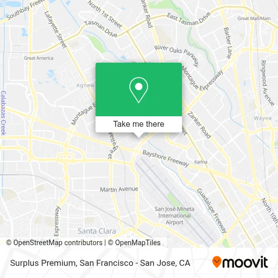 Surplus Premium map