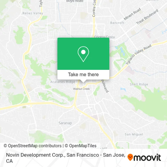 Novin Development Corp. map
