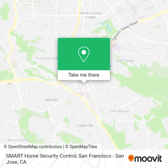 SMART Home Security Control map