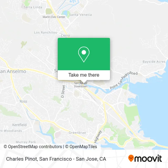 Charles Pinot map