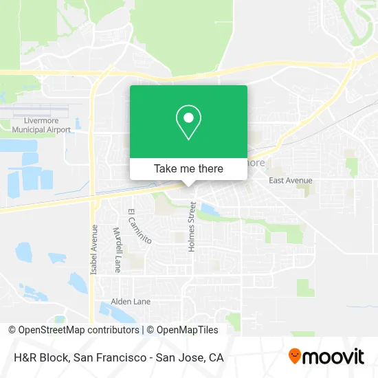 H&R Block map