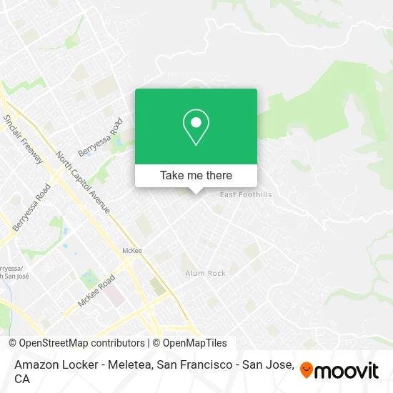 Amazon Locker - Meletea map