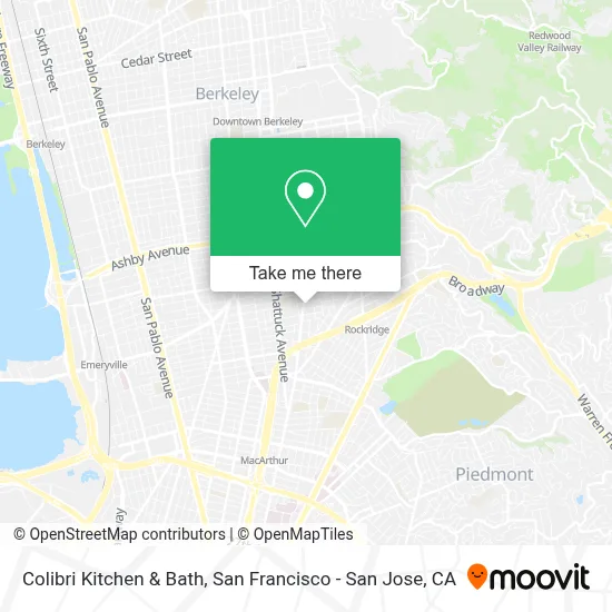 Colibri Kitchen & Bath map