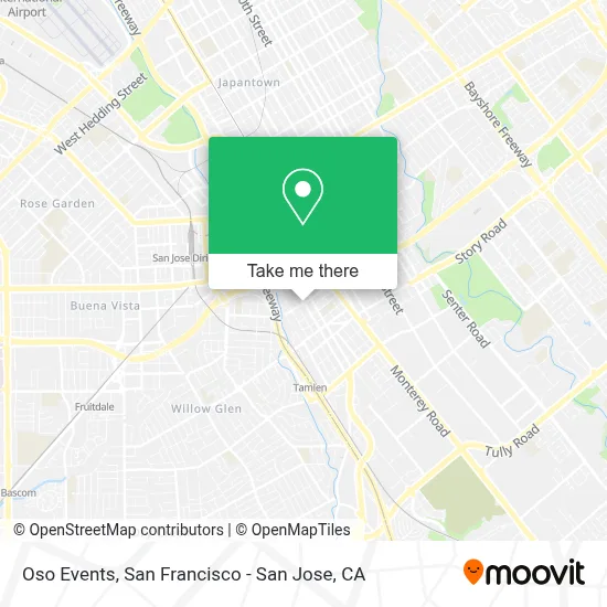 Oso Events map