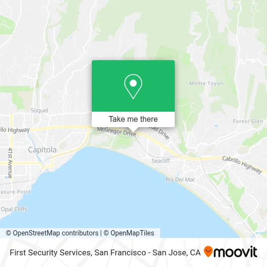 First Security Services map