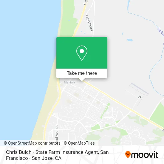 Chris Buich - State Farm Insurance Agent map