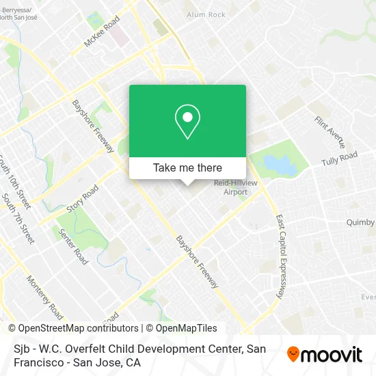 Sjb - W.C. Overfelt Child Development Center map