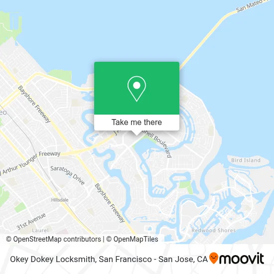 Okey Dokey Locksmith map