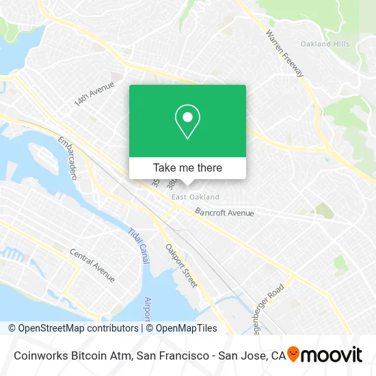 Coinworks Bitcoin Atm map
