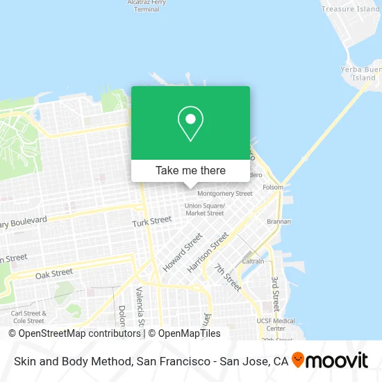 Skin and Body Method map