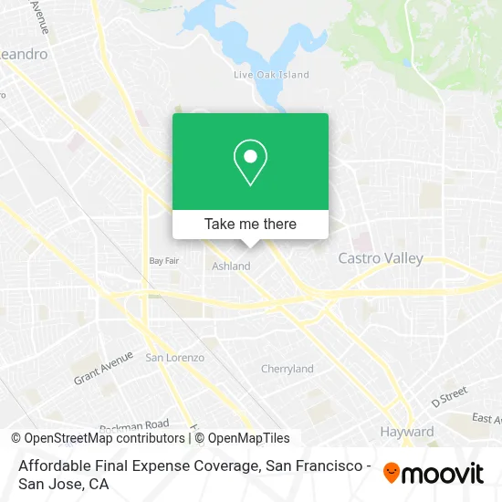 Affordable Final Expense Coverage map