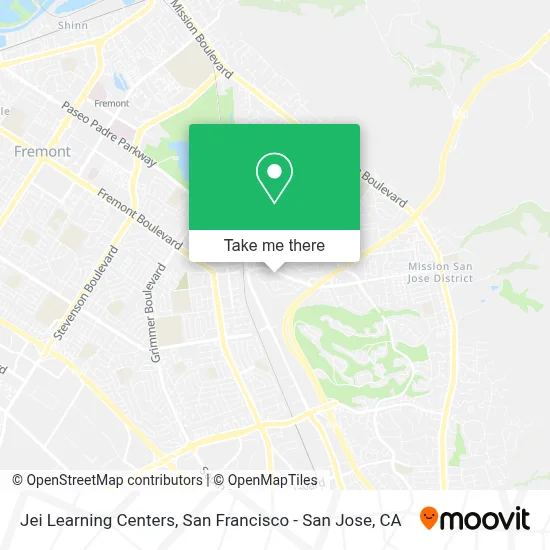 Jei Learning Centers map