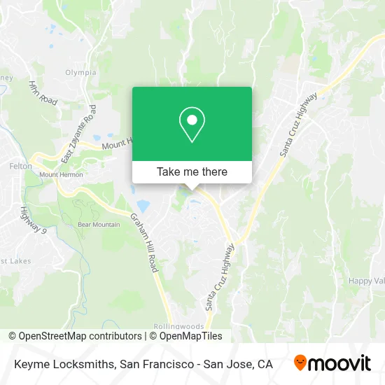 Keyme Locksmiths map