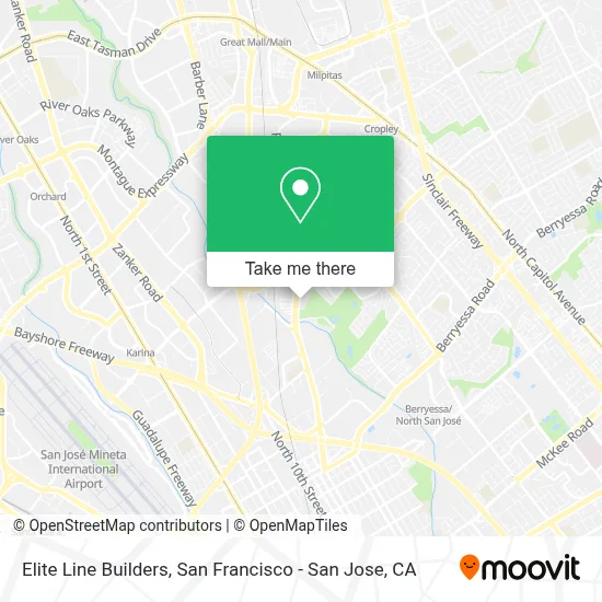 Elite Line Builders map