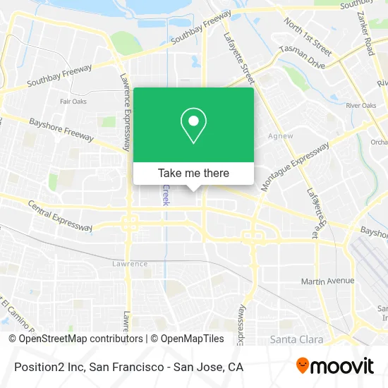 Position2 Inc map