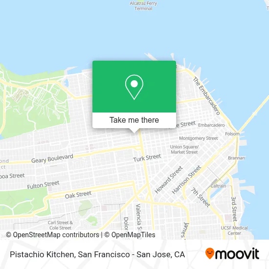 Pistachio Kitchen map