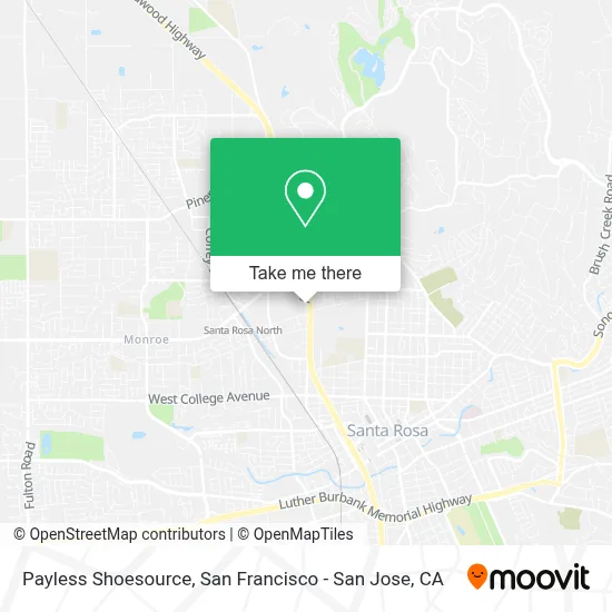 Payless Shoesource map