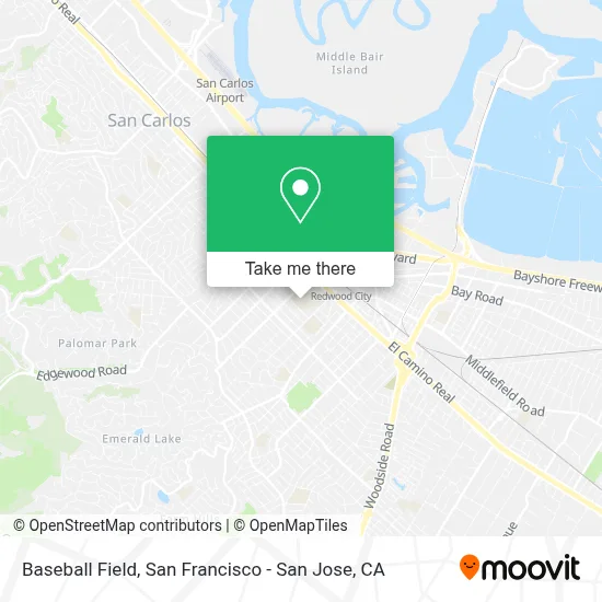 Baseball Field map