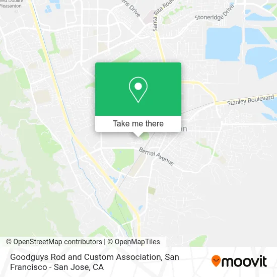 Goodguys Rod and Custom Association map