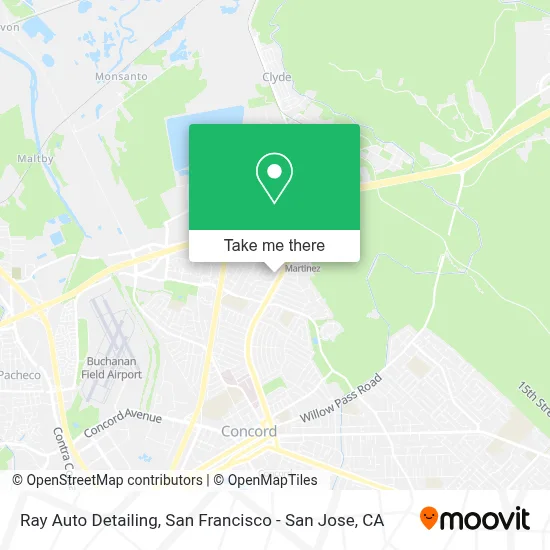 Ray Auto Detailing map
