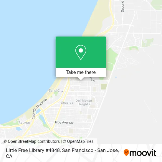 Little Free Library #4848 map