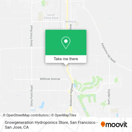 Growgeneration Hydroponics Store map