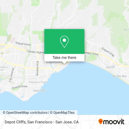Depot Cliffs map