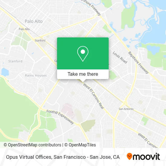 Opus Virtual Offices map
