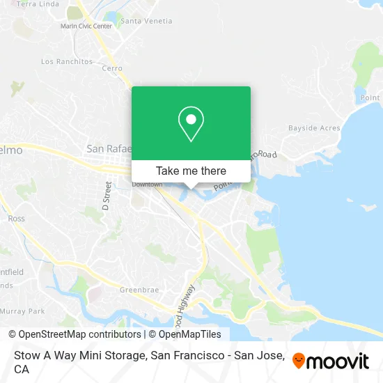 Stow A Way Mini Storage map