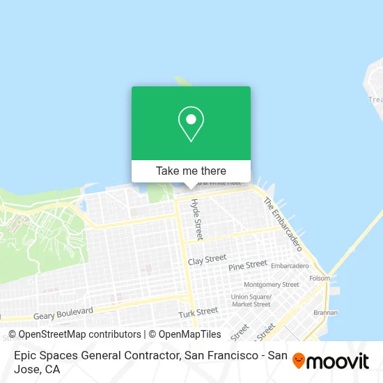Epic Spaces General Contractor map