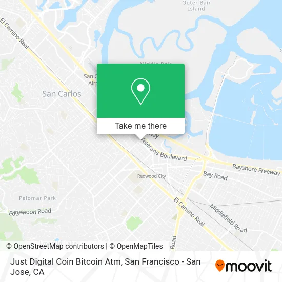 Just Digital Coin Bitcoin Atm map