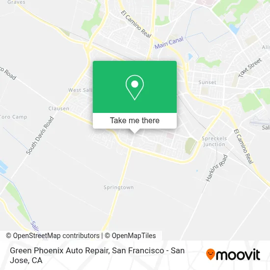 Green Phoenix Auto Repair map