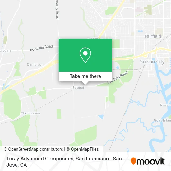 Toray Advanced Composites map