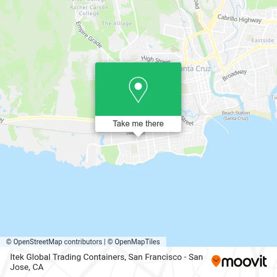 Itek Global Trading Containers map