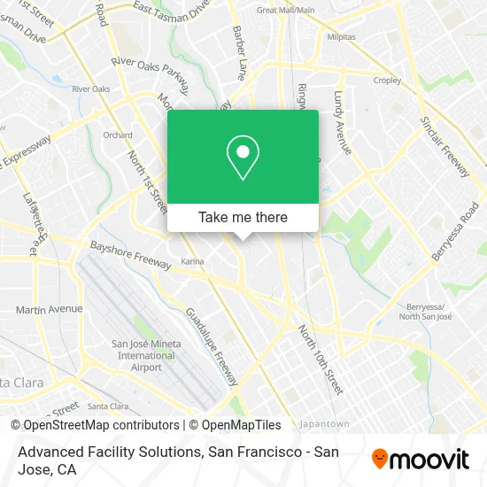 Advanced Facility Solutions map